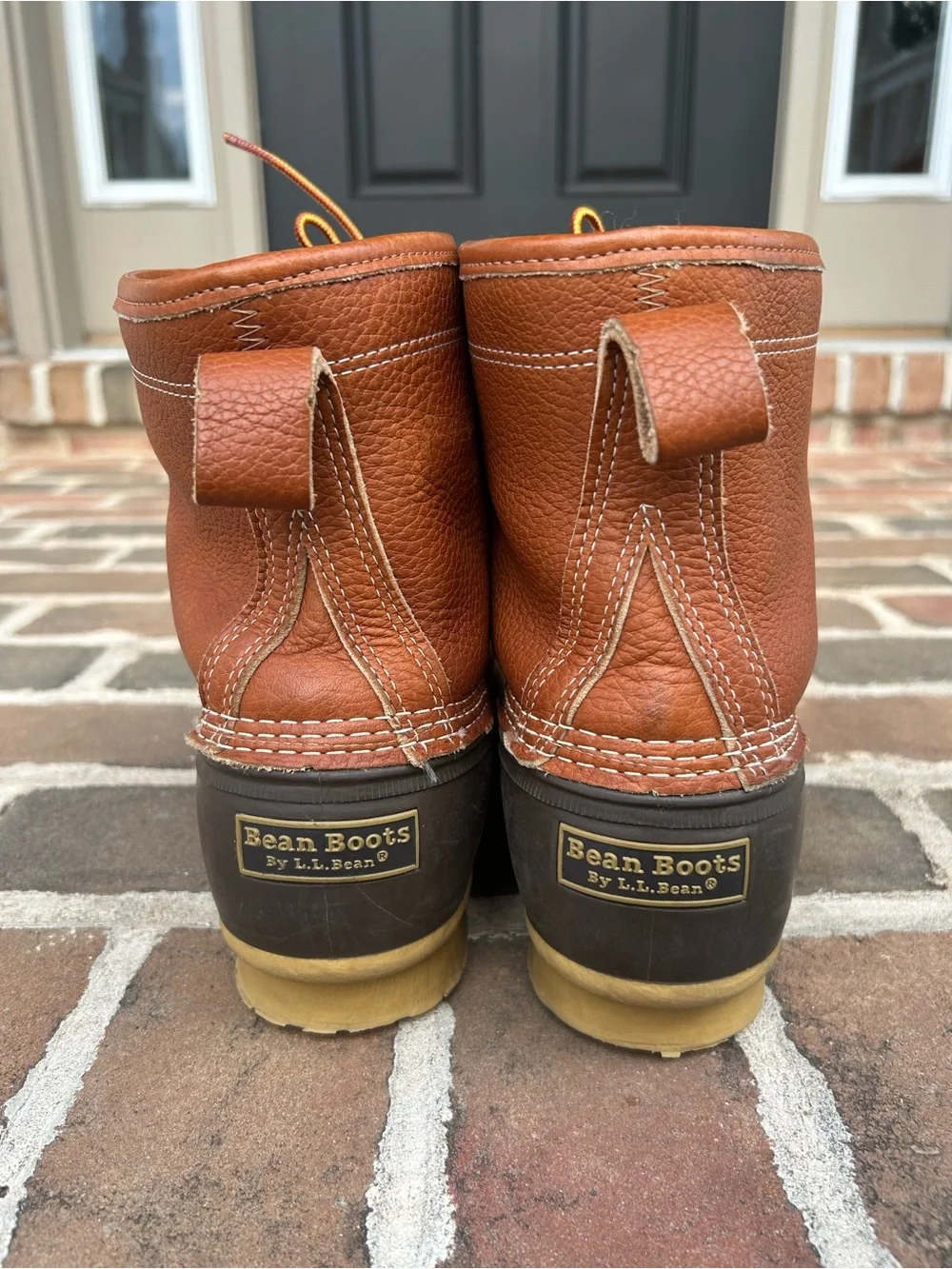Classic LL Bean 8” Winter Duck Boots Shearling Lined Mens 13